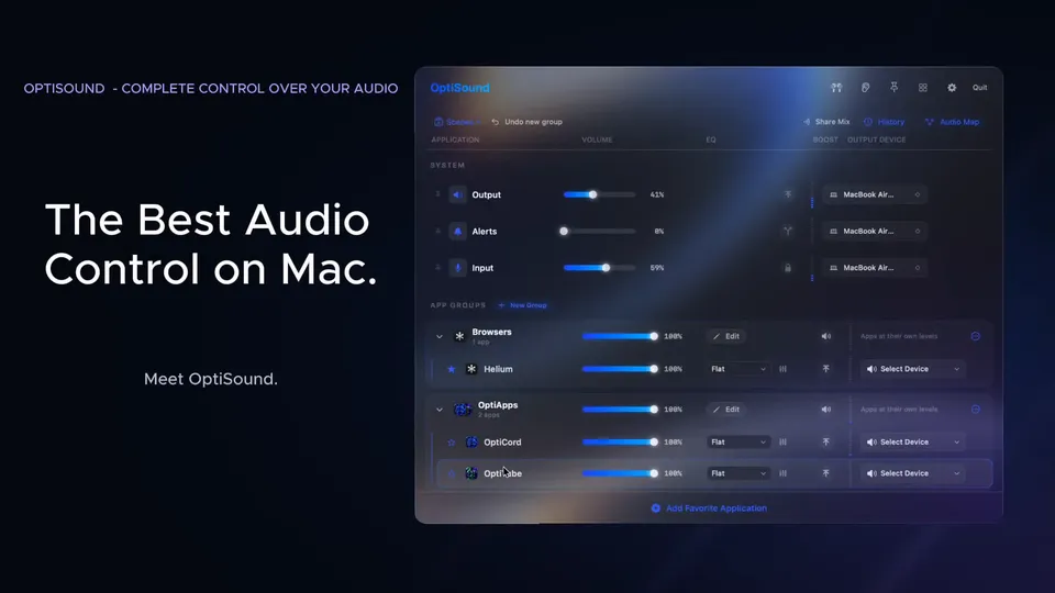 OptiSound: The mixer